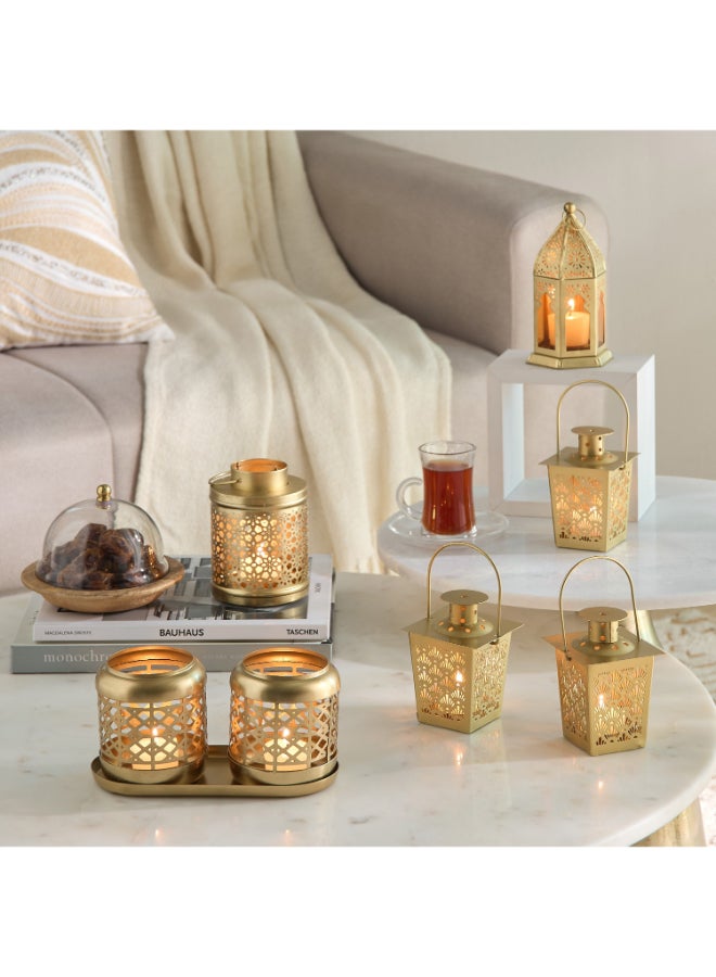 Home Box Enid Cutwork Lantern - 9x9x12.5 cm - Image 5